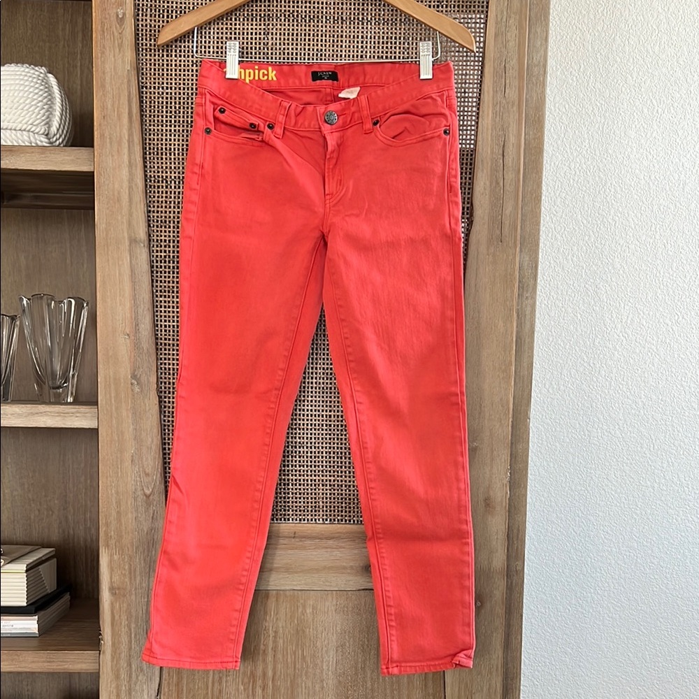 J. Crew Toothpick Jeans Slim Fit Ankle length